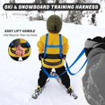 thumbnail image 2 of Arnés de entrenamiento de esquí y snowboard para niños Arnés de esquí para niños pequeños con correa extraíble y asa de fácil elevación azul, 2 of 5