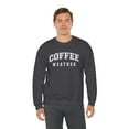 thumbnail image 4 of Coffee Weather Sweatshirt, Coffee Lover Gifts, Cozy Winter Sweatshirt, 4 of 5