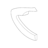 Genuine OE Porsche Handle Cover - 996-555-592-00-G11