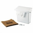 thumbnail image 2 of Sanitary Napkin Receptacle with Rigid Liner, Plastic, White | Bundle of 2, 2 of 7