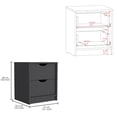 thumbnail image 2 of Bedroom Set | Nightstand and Dresser with Smooth-Sliding Drawers | Particle Board Construction | Organize Bedroom Items, 2 of 3