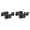 Black, variant on Riousery Premium Aluminum Alloy Mountain Bike Mechanical Disc Brake Set Front and Rear Cable Puller Caliper Replacement Parts for MTB Cycling Bicycles Easy Installation Black 10 inches / 25.4 cm
