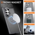 thumbnail image 3 of TECH CIRCLE For Samsung Galaxy S23 Ultra Translucent Back Case 6.8" 2023 Model, Compatible with MagSafe and Magnetic Accessories, Lightweight Slim Case, Shockproof Protective Cute Phone Cover, Gray, 3 of 8