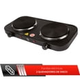 thumbnail image 2 of Parrilla eléctrica Iusa 2 Quemadores Disco negro, 2 of 6