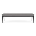 thumbnail image 4 of Lenox Steel Reception Waiting Room 3-Seat Bench / Black Steel / Light Gray, 4 of 5