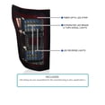 thumbnail image 3 of Spec-D Tuning Red Smoke Tail Lights w/ LED Light Bar Compatible with 2018-2020 Ford F-150, Left + Right Pair Assembly, 3 of 7