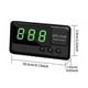 thumbnail image 5 of sweethay Botón HUD del coche Operación Velocímetro Odómetro Camión Tiempo de conducción Distancia Head up Display Advertencia de velocidad Alarma de Paneles de instrumentos para automóviles sweethay VI015900-00B, 5 of 6
