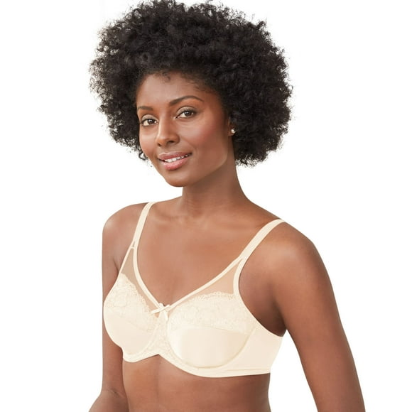 Lilyette by Bali Womens Ultimate Smoothing Minimizer Underwire Bra, 36DD, Pearl,