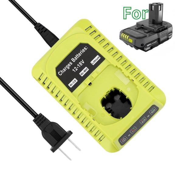 K-MAINS P117 Charger Compatible With Ryobi ONE  P189 P190 P191 P192 P193 18V Battery Packs