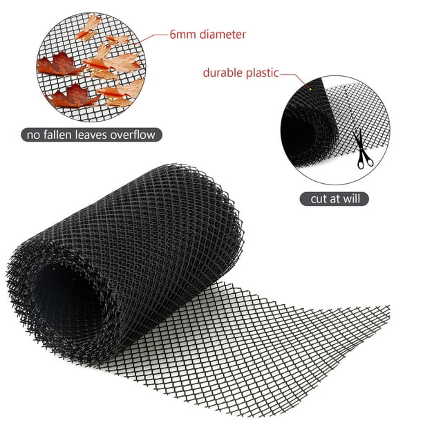 Thickened Gutter Guard – Aluminum Leaf Filter Gutter Protection Roll, 12.7cm Width, 6.1m Length – No Screws, Easy Cut-to-Fit Thickened Gutter Guard – Aluminum Leaf Filter Gutter Protection Roll, 12.7cm Width, 6.1m Length – No Screws, Easy Cut-to-Fit
