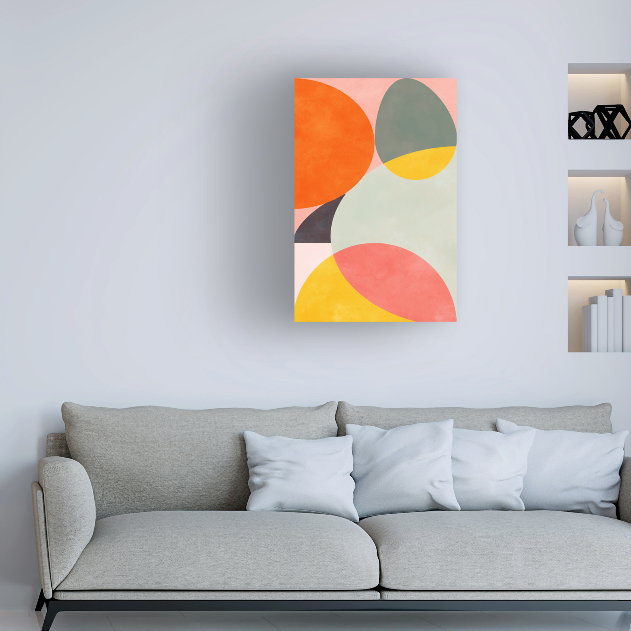 Trademark Fine Art Ana Rut Bre Friendly Colors1 Canvas Wall Art