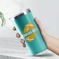 thumbnail image 2 of Kansas City Cup with Lids and Straws Insulated Stainless Steel Tumbler Travel Coffee Mug Football Gifts 20 Oz, 2 of 6