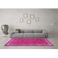 thumbnail image 3 of Ahgly Company Indoor Rectangle Persian Pink Traditional Area Rugs, 7' x 10', 3 of 4