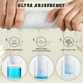 thumbnail image 3 of 10 Pcs 100% Cotton Bra Liners for Boob Sweat, 18-Inch 3-Layer Under Bra Sweat Pads, Washable Absorbent Anti-Chafing Underwire Liners for Women, M 3 Colors, 3 of 6