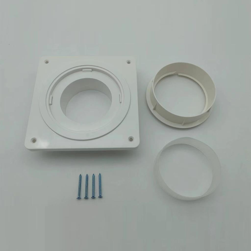 Easy to Maintain Dryer Vent Accessories Featuring Detachable Wall Plate for Simple and