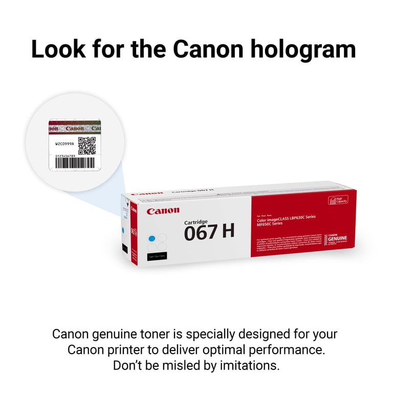 Canon, Toner Cartridge, 067 H Cyan, high capacity up to 2,350