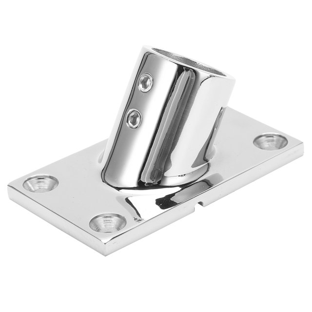 Rosvola Accesorio para pasamanos de Barco, Base de pasamanos de Barco de 60 Grados Duradero para Botes de Fibra de Vidrio para Yates de Barco para Botes inflables25mm-25 mm) Khall 2.71421E+12