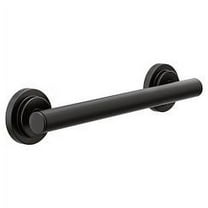Moen YG0712BL Matte black 12" designer grab bar