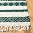 thumbnail image 3 of SAFAVIEH Natura Elvin Geometric Wool Area Rug, Ivory/Green, 8' x 10', 3 of 8