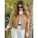 thumbnail image 4 of HH TRAF Chaqueta informal de otoño para mujer, de 5 colores, elegante, con cuello redondo y una botonadura, para exteriores, 4 of 5