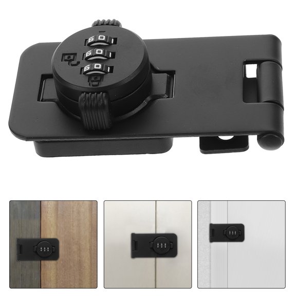 HAMPPLIES 1Jgo Cerradura Inalámbrica Para Puerta Con Código Para Oficina Cajones Color Negro