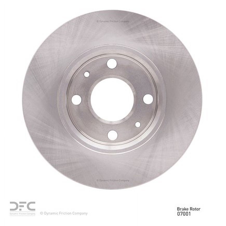Rear Dynamic Friction Company Disc Brake Rotor 600-07001 (1) For 2009-2019 Fiat 500