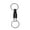 Black, variant on Yammee Pull Apart Keychain Separable Key Rings Keys Management Solution Practical