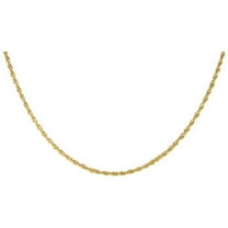 Brilliance Fine Jewelry 10K Yellow Gold DC Singapore Chain Necklace, 20"
