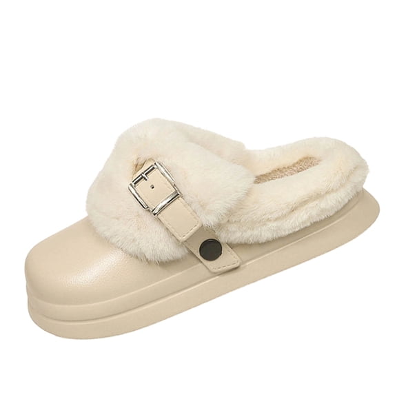 Wensltd Fashion Soft Warm Slippers for Women House Indoor Cozy Winter Holiday Flat Slipper for Women Cute