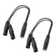 thumbnail image 1 of 2Pieces Microphone Mic Cable XLR Patch Dual Male To Female, 1 of 6
