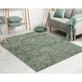 thumbnail image 4 of Livigno 1244 Transitional Abstract Green Polypropylene Area Rug 3'3" x 4'11", 4 of 5