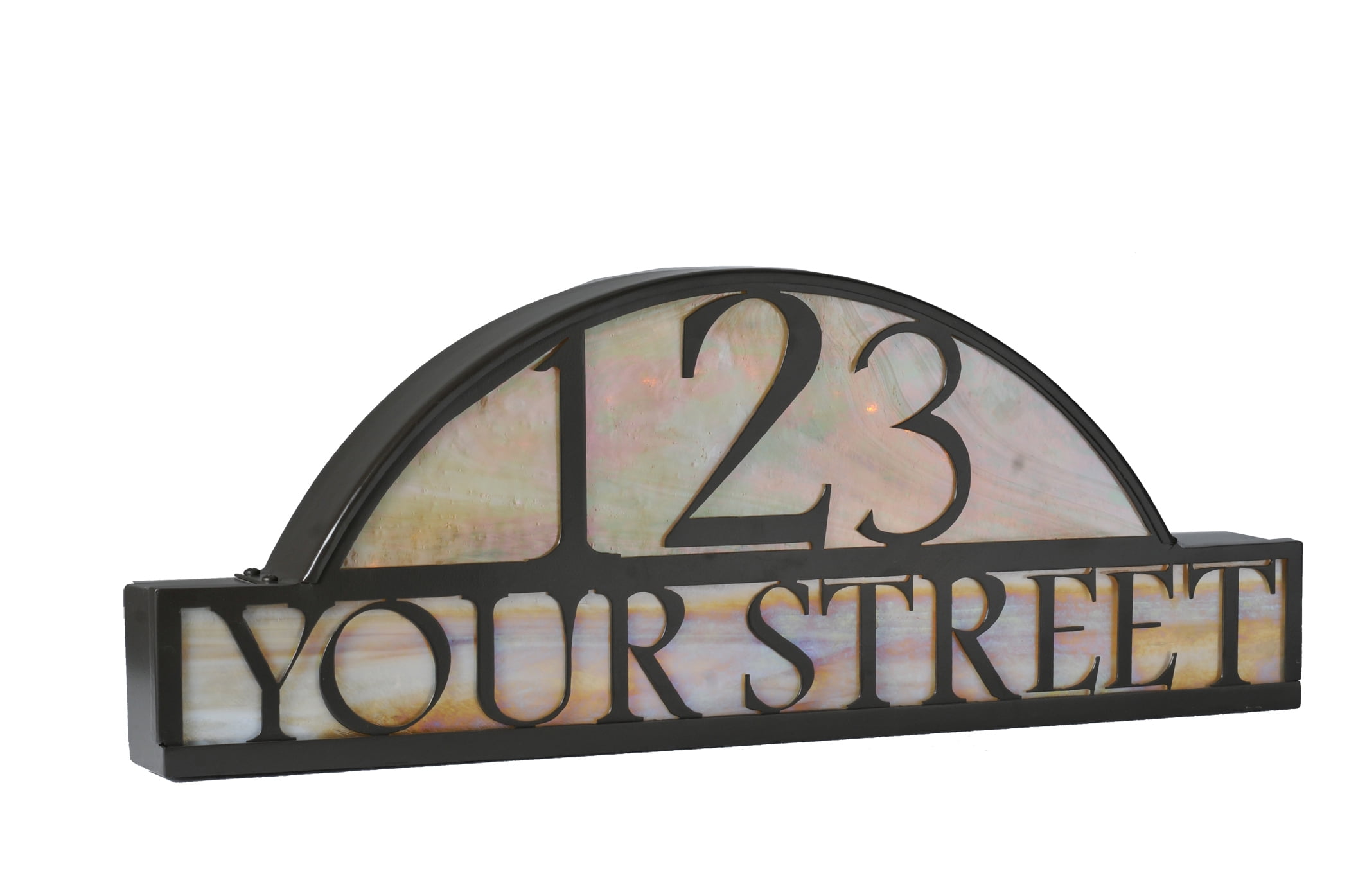 24.5"W Personalized Street Address Sign 18598