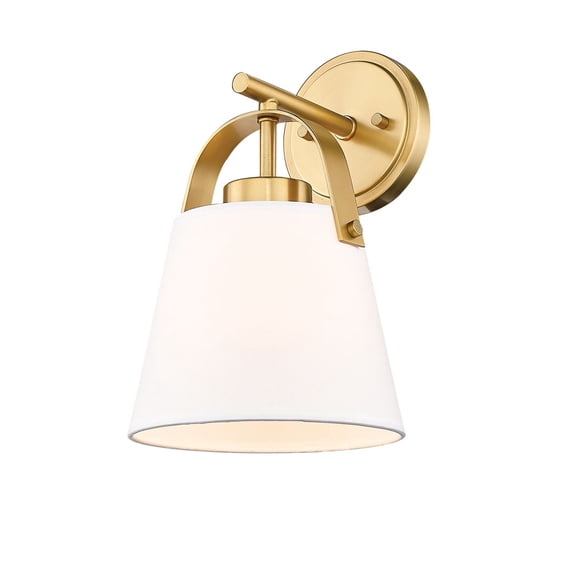 743-1S-HBR-Z-Lite-Z-Studio - 1 Light Wall Sconce In Farmhouse Style-12.75 Inches Tall and 8 Inches Wide-Heritage Brass Finish