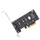 thumbnail image 5 of Adaptador M.2 a PCIe con placa de circuito impreso chapada en oro, adaptador de expansión de alta velocidad M.2 NVME a PCIe 3.0 X4, 5 of 14