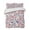 FireBrick SteelBlue, variant on Quilts King Size, Red Blue Leaf Soft Comforter Bedding Set for Bed, Summer Vintage Botanical Branch Lightweight Quilted Bedspread with Pillow Cover(2 Pieces) for All Season, 96x106 Inch