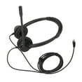thumbnail image 2 of Auriculares de teléfono RJ9 con cancelación de ruido, binaurales, con cable y micrófono para teléfono fijo VOIP., 2 of 14