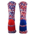 thumbnail image 5 of TCK Elite USA Flag Digital Camo Mis-Match Red White Blue Crew Socks, 5 of 5