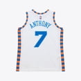thumbnail image 2 of Men's Mitchell & Ness Carmelo Anthony White New York Knicks 2015-16 Hardwood Classics Authentic Jersey, 2 of 7