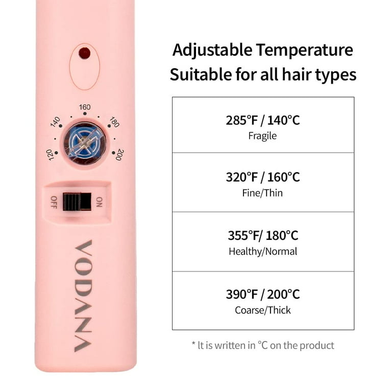 Vodana curling clearance iron