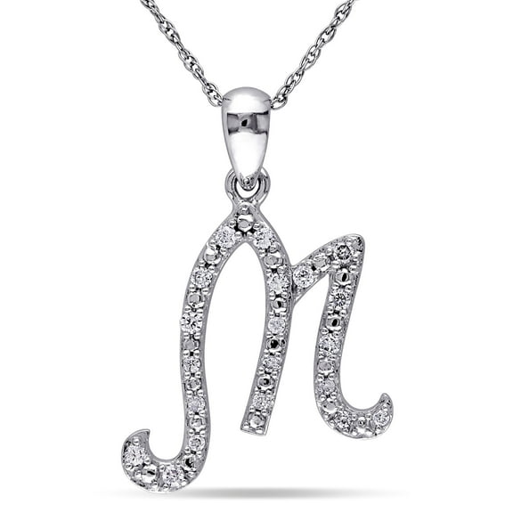 Everly Women's Diamond 10k White Gold Necklace