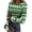 Green, variant on Women's St Patrick's Day Blouse Casual Crewneck Basic Long Sleeve Rib Fitted T-Shirts Ribbed Knit Lucky Shamrock Soft Pullover Tops Light Green S