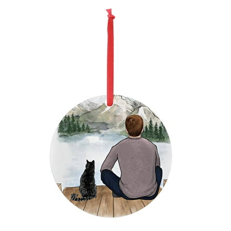 

Dezsed Christmas Decorations Clearance Iron Art Personalized Girl And Dogs Christmas Pendant Christmas Holiday Decor Multicolour F