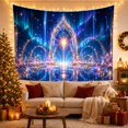 thumbnail image 3 of Fantastical Dominated by With Deep Blue Purple Tones, Mystical Fantasy for Space Lovers, Galaxy Room Decor, Housewarming Gift, Tapestry Wall Hanging for Bedroom and Dorm, 3 of 7