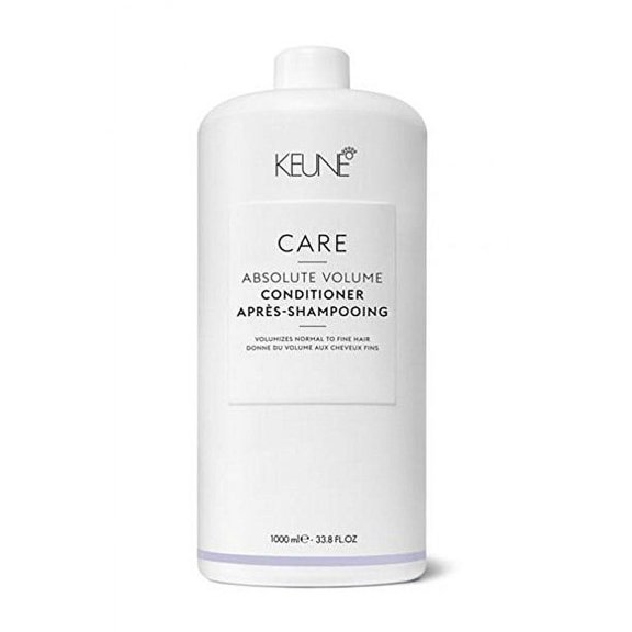 Keune Care Absolute Volume Conditioner , Size : 33.8 oz Hair - Pack of 3 w/ SLEEKSHOP Teasing Comb