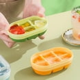 thumbnail image 5 of Taotanxi - 6 Grids Mini Ice Cream Containers With Silicone Lids - Freezer Food Storage Containers, Reusable, Leakproof, for Homemade Icecream Containers - Blue, Red, Green, Purple, 5 of 6