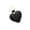 Black, variant on Pet Hair Memorial Pouch Keychain Love Heart Paw Shape Dog Cats Fur Keepsake Holder Collecting Keychains Keyring Bag Pendant Charm Gifts