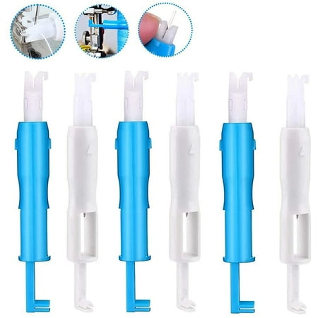 Ludlz 3Pcs Sewing Machine Needle Inserter Automatic Needle Threader Needle Threading Tool for Sewing Machine