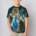 thumbnail image 5 of The Legend of Zelda T-Shirts for Boys Girls, Kids 3D Print Short Sleeve, Unisex Crew Neck Tee Shirts for Youth, 5 of 9
