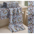 thumbnail image 6 of Soimoi Blue Cotton Cambric Fabric Tree & American Robin Watercolor Print Sewing Fabric BTY 58 Inch Wide, 6 of 7