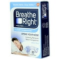 thumbnail image 6 of Breathe Right Clear Nasal Strips, Clear, Large, 30 Ct (6 Pack) (Bundle), 6 of 7